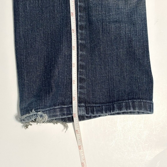 7 For All Mankind Jeans Men’s Size 34 A Pocket Boot Pants 100% Cotton Blue Denim - Picture 9 of 15